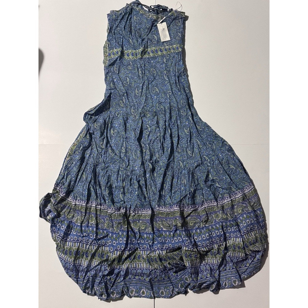 Veronica Beard Windansea Blue Paisley Maxi Dress Size Small - Picture 6 of 12